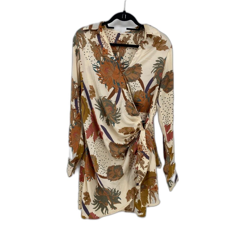 Blush BJ Satin Like Floral Print